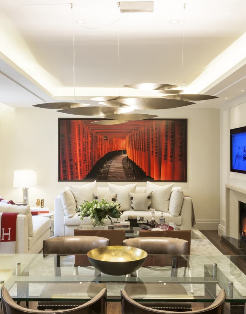 Linear Chandelier with Integrated LED – Adjustable Height in Multiple Sizes and Finishes, Modern Minimalist Design 7