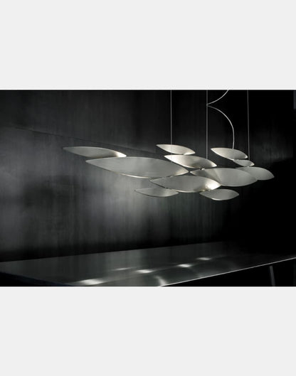 Linear Chandelier with Integrated LED – Adjustable Height in Multiple Sizes and Finishes, Modern Minimalist Design 3