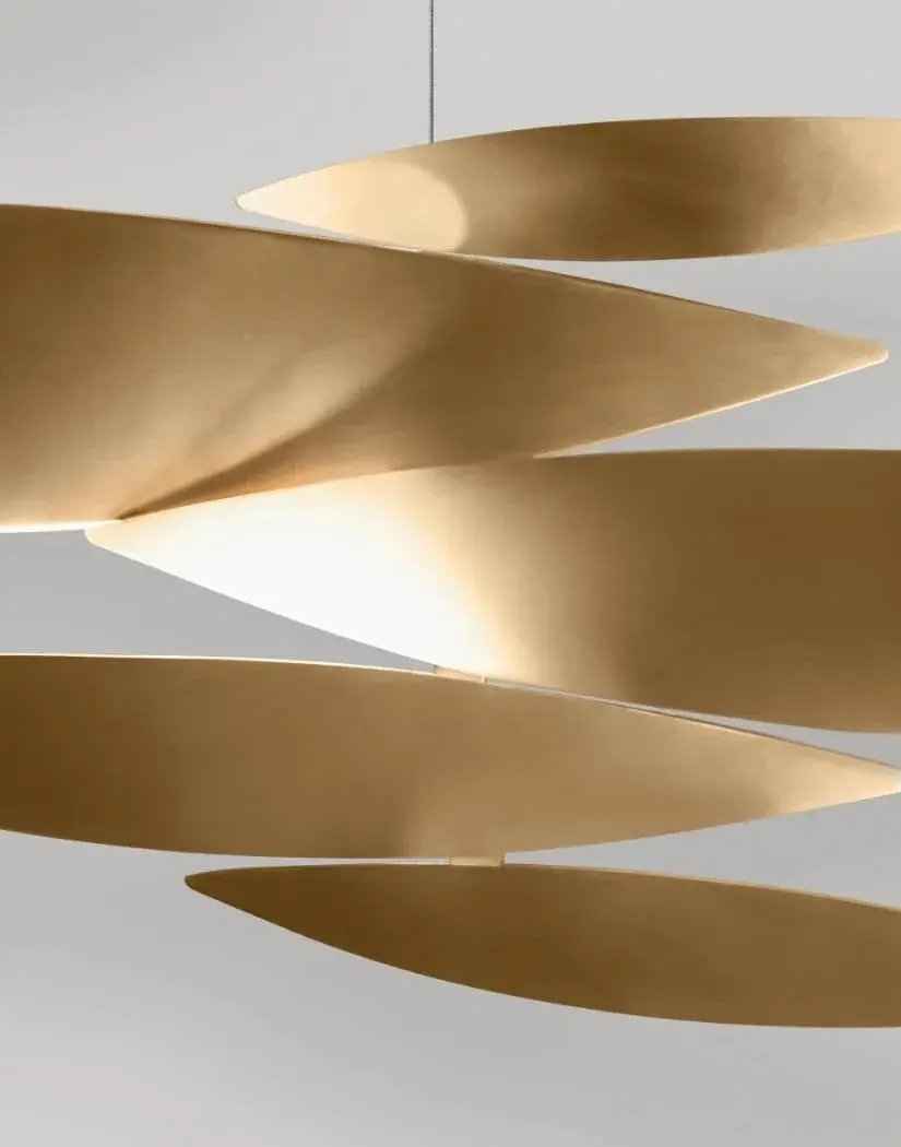 Moderne Lysekrone med Integreret LED – Minimalistisk Design i Sølv, Justerbar Højde og Forskellige Størrelser