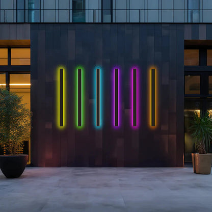 Sleek Black LED Outdoor Wall Lamp with IP65 Rating for Garden and Corridor – Dimmable and Waterproof Lighting Solution 18