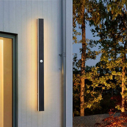 Sleek Black LED Outdoor Wall Lamp with IP65 Rating for Garden and Corridor – Dimmable and Waterproof Lighting Solution 21