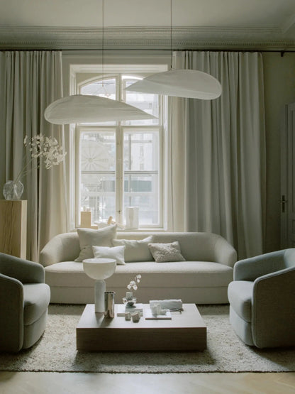 Minimalist Pendant Lamp with Dimmable LED – Recyclable Tyvek Shade, Available in Ø 55, 70, 90, 120 cm 2